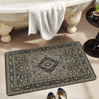 Luxurious Floral Pattern Bath Mat