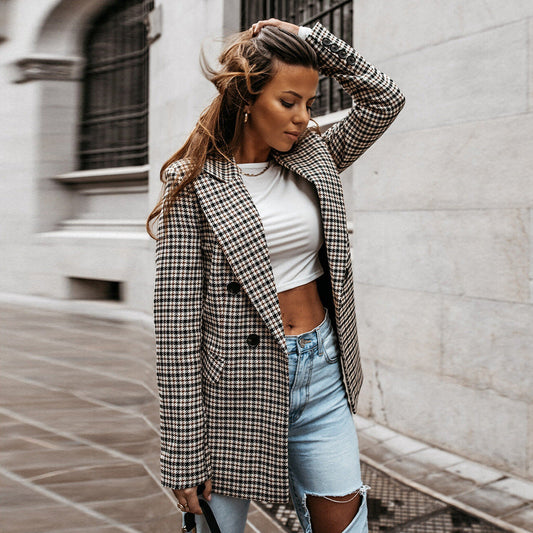 Sylis | Checkered Blazer