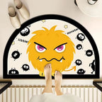 Playful Monster-Themed Bath Mat