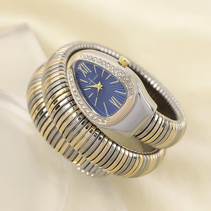 Sylis-Mode | Snake watch with quartz movement and personalized bracelet