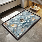 Floral Patterned Comfort Bath Mat