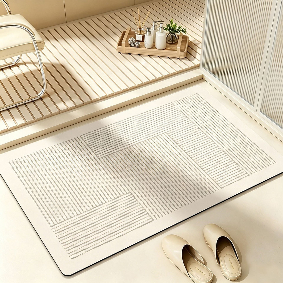 Stylish Abstract Bath Mat