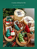 Premium Scented Christmas Tree Candle Gift Set