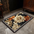 Floral Patterned Bath Mat