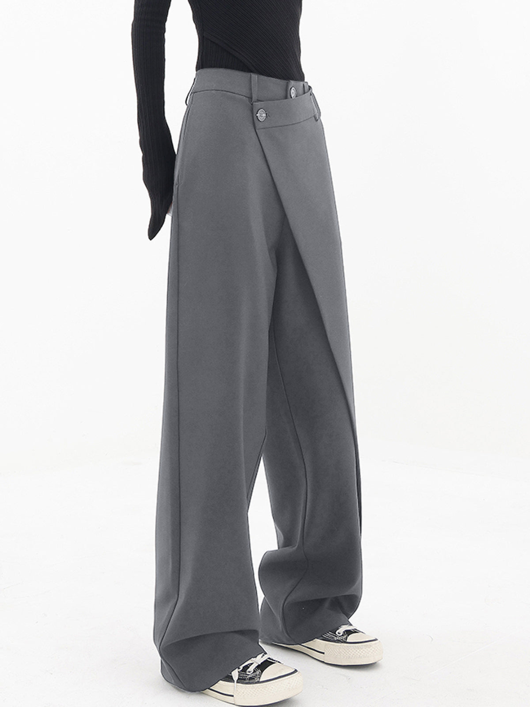 Sylis | Asymmetric Baggy Trousers