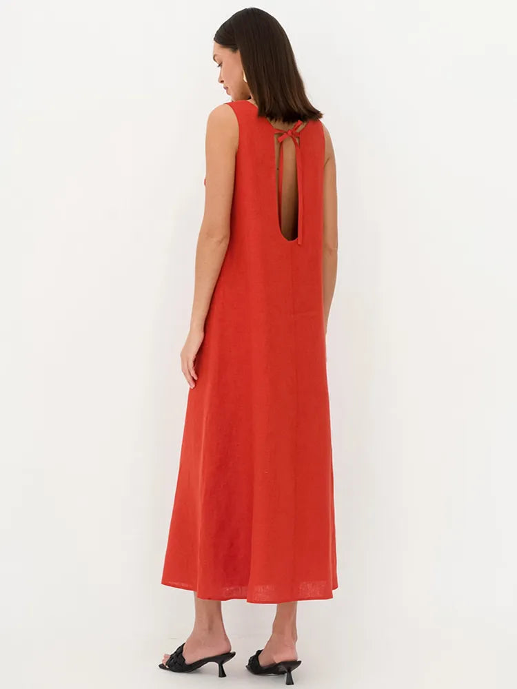 Sylis | French Style Long A-line dress