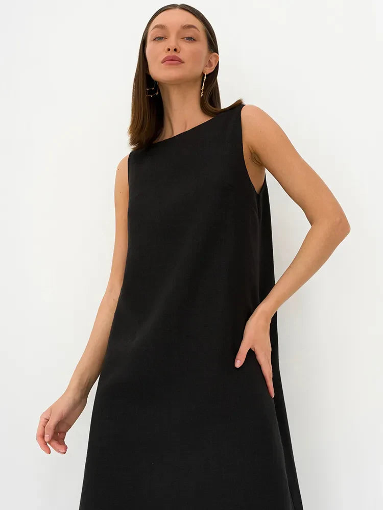 Sylis | French Style Long A-line dress