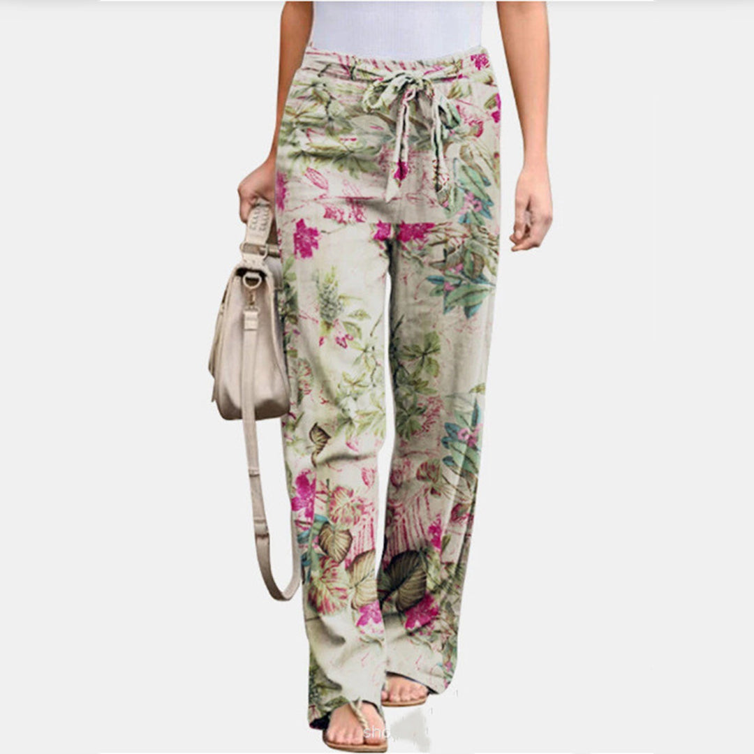 Sylis | Stylish Leisure Pants Flowerprint