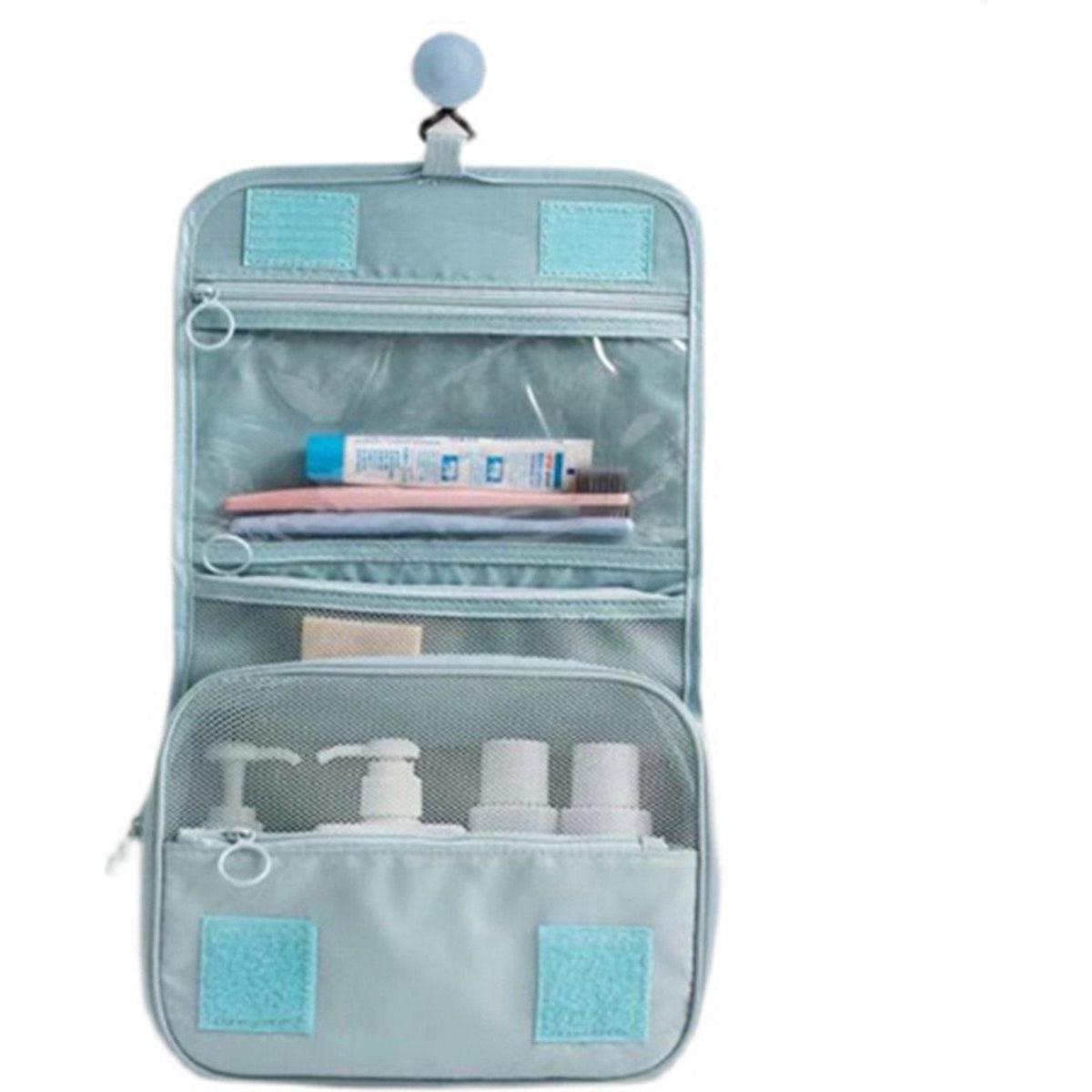 Sylis | Toilet Travel Bag Light Blue with Hook