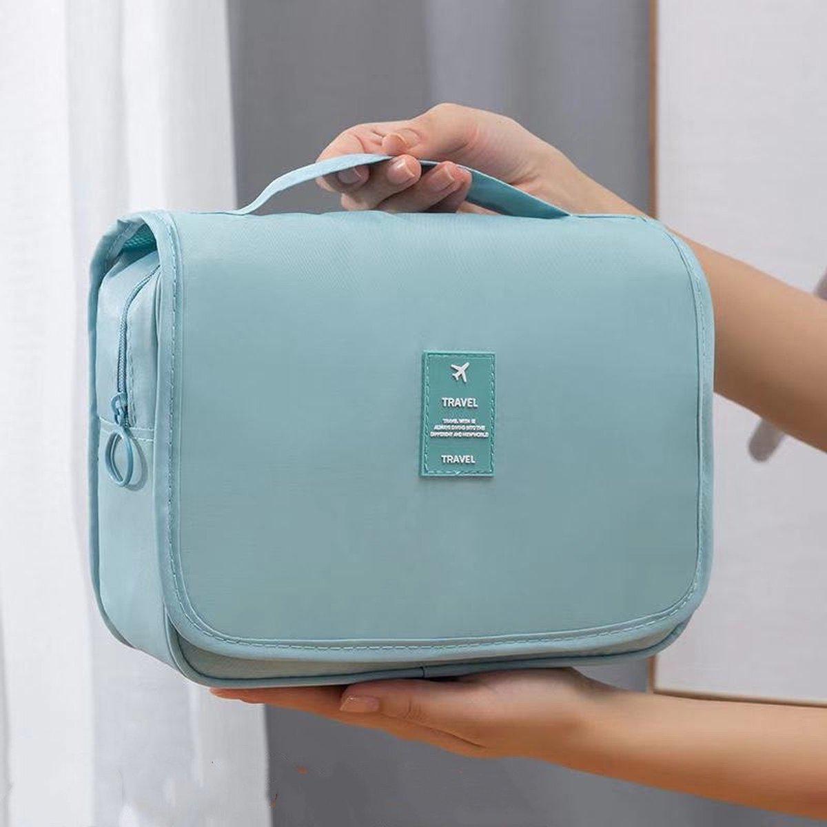 Sylis | Toilet Travel Bag Light Blue with Hook