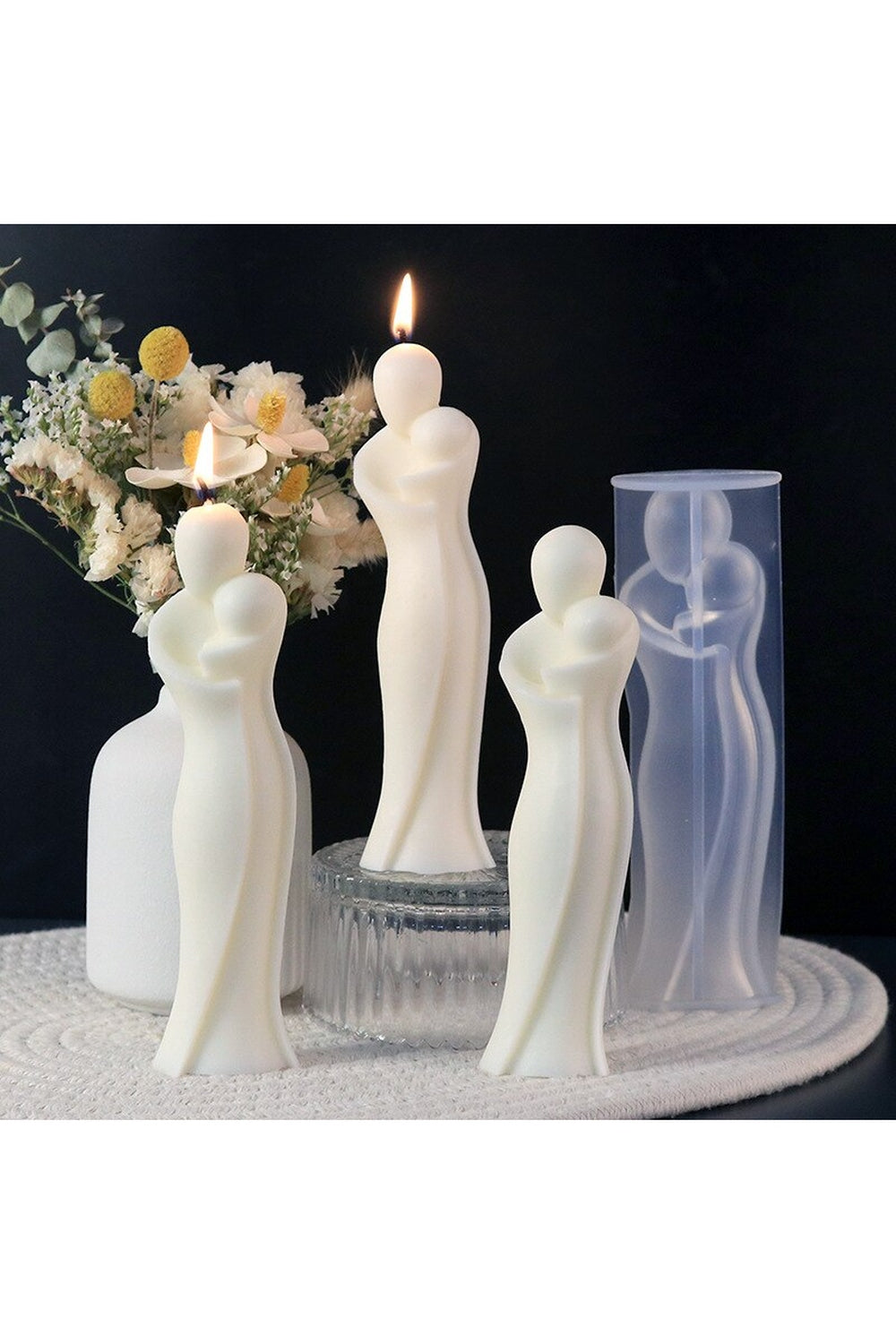 Pair Portrait Candle Shape