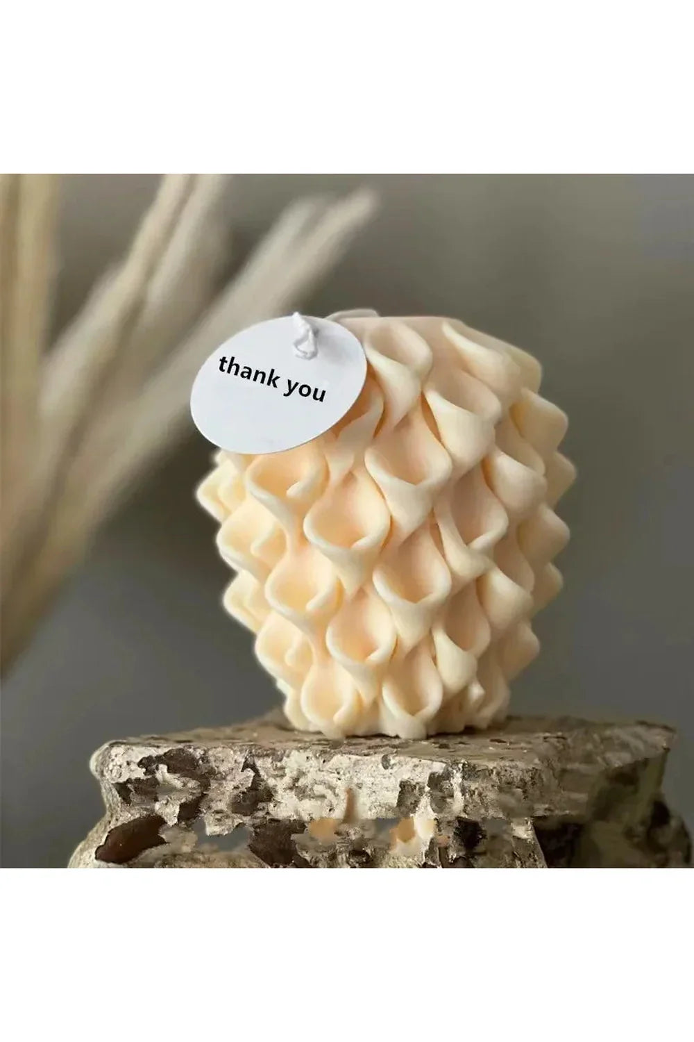 Wave candle shape DIY