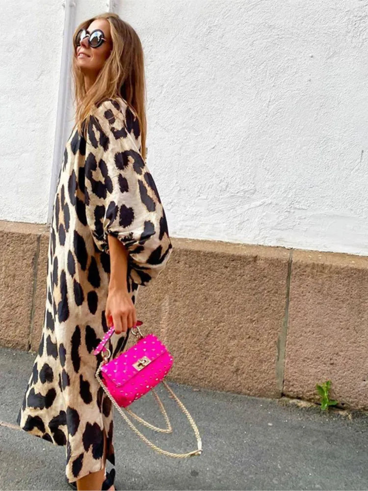 Sylis | Leopard Print Style Dress