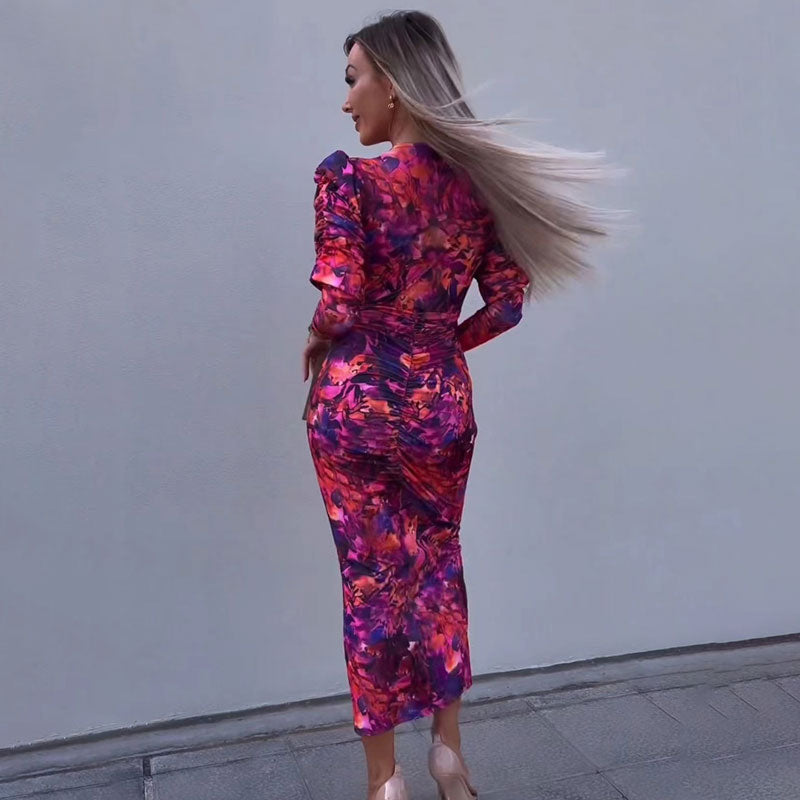 Sylis | Long Sleeve Maxi Dress