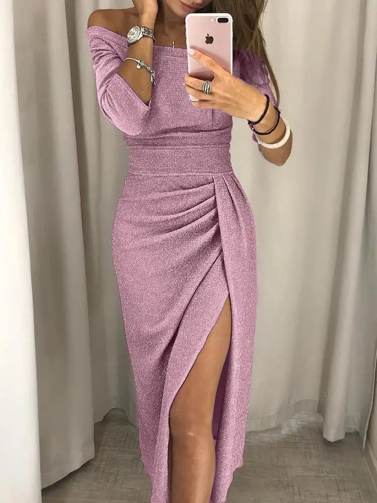 Sylis | Glamour Slit Dress