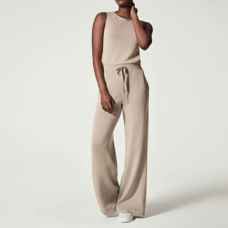 Sylis | Air Essentials Sleeveless Plain Jumpsuit