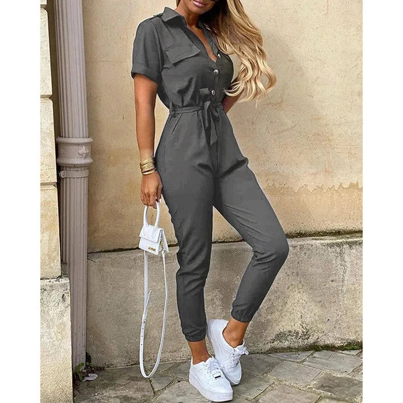 Sylis | Chic Jumpsuit with Collar