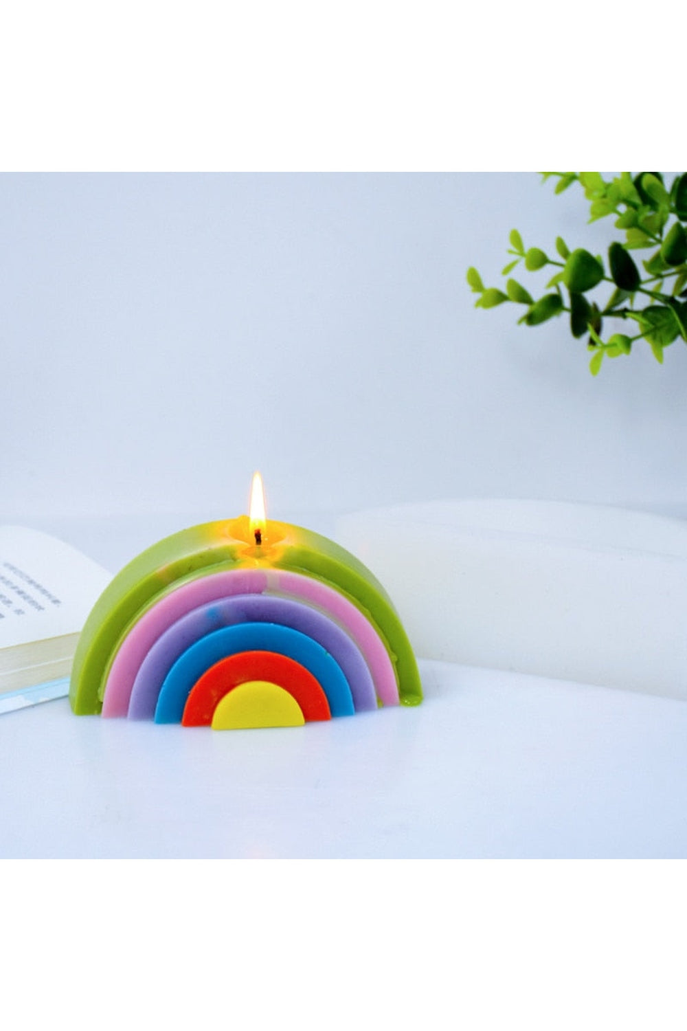 Geometric Candle Shape