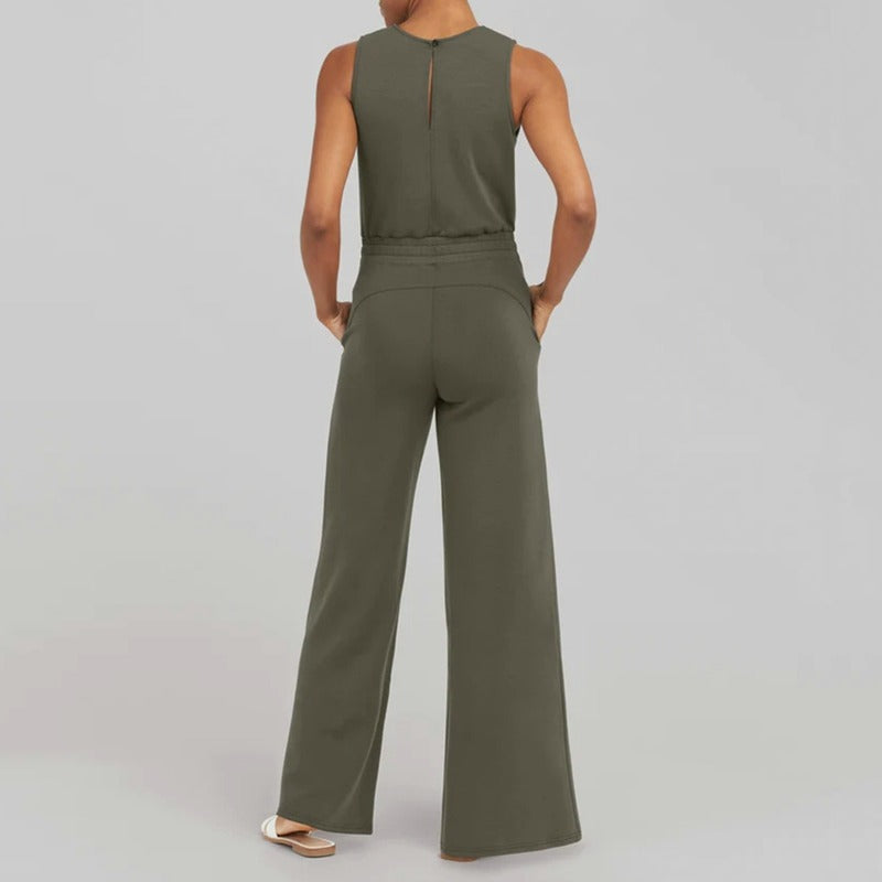 Sylis | Air Essentials Sleeveless Plain Jumpsuit