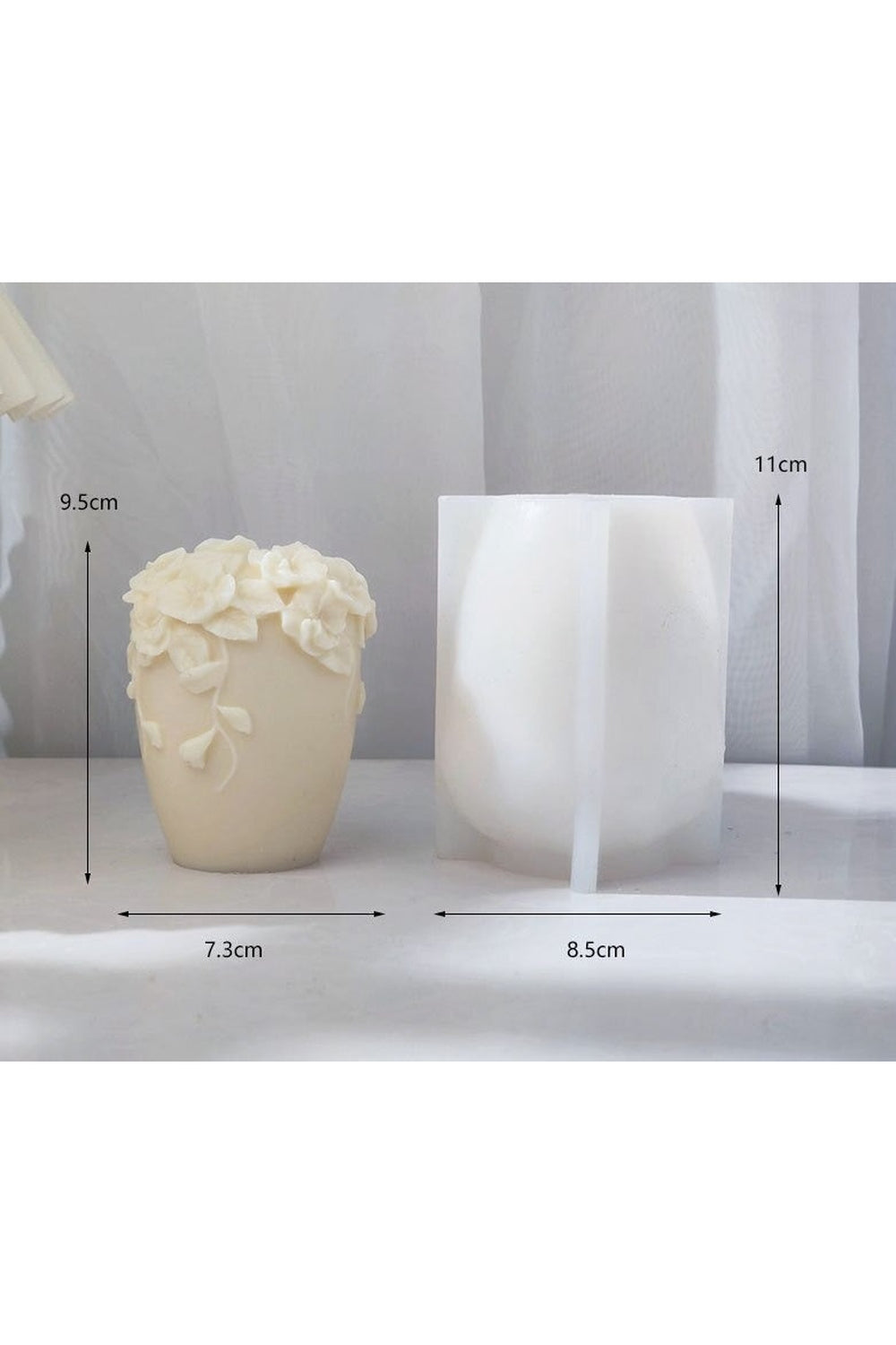 Rattan Flower Candle Shape