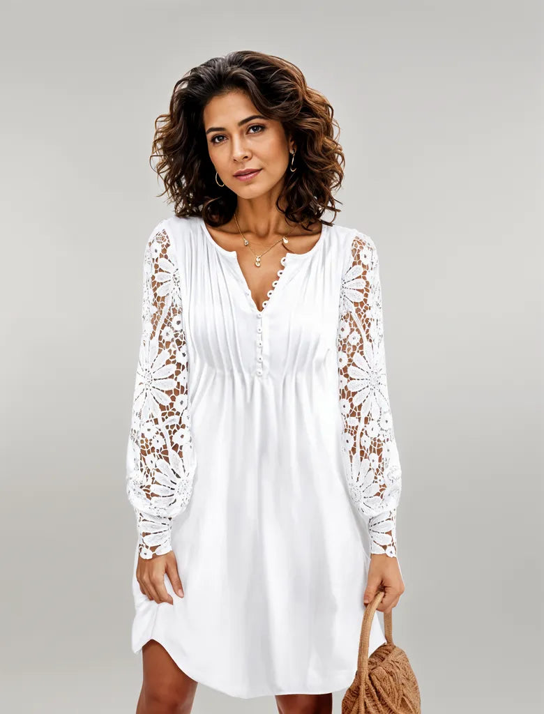 Sylis | Romantic Lantern Sleeve Dress