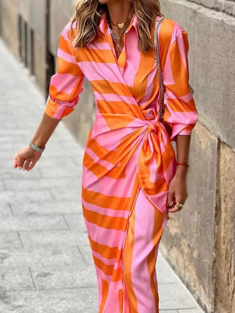 Sylis | Printed Wrap Dress