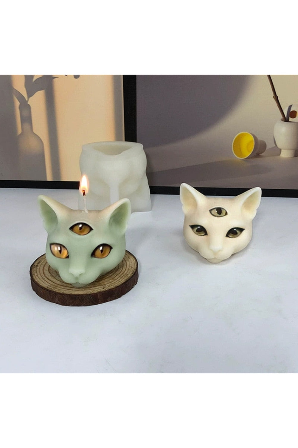 Cat Eyes Unique Candle Shape