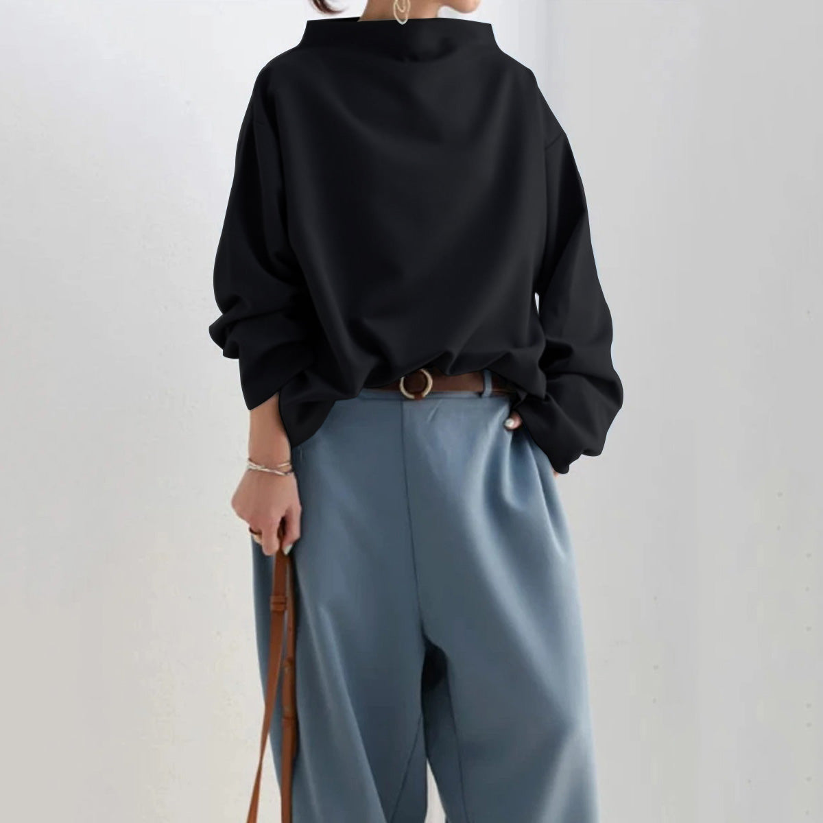 Sylis-Mode | Chic Oversize Rollneck Sweater