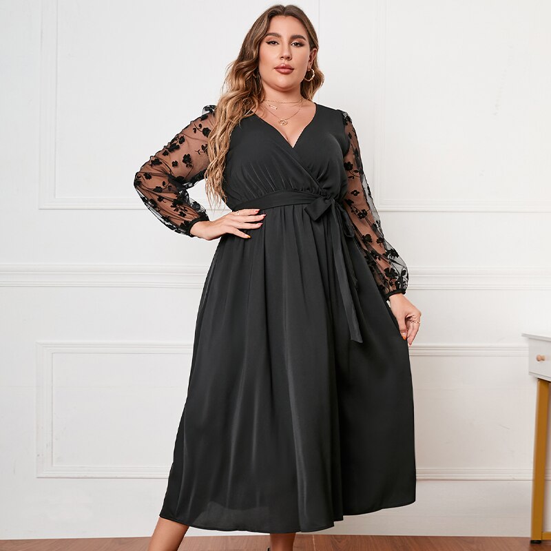 Sylis | Black Dress Plus Size