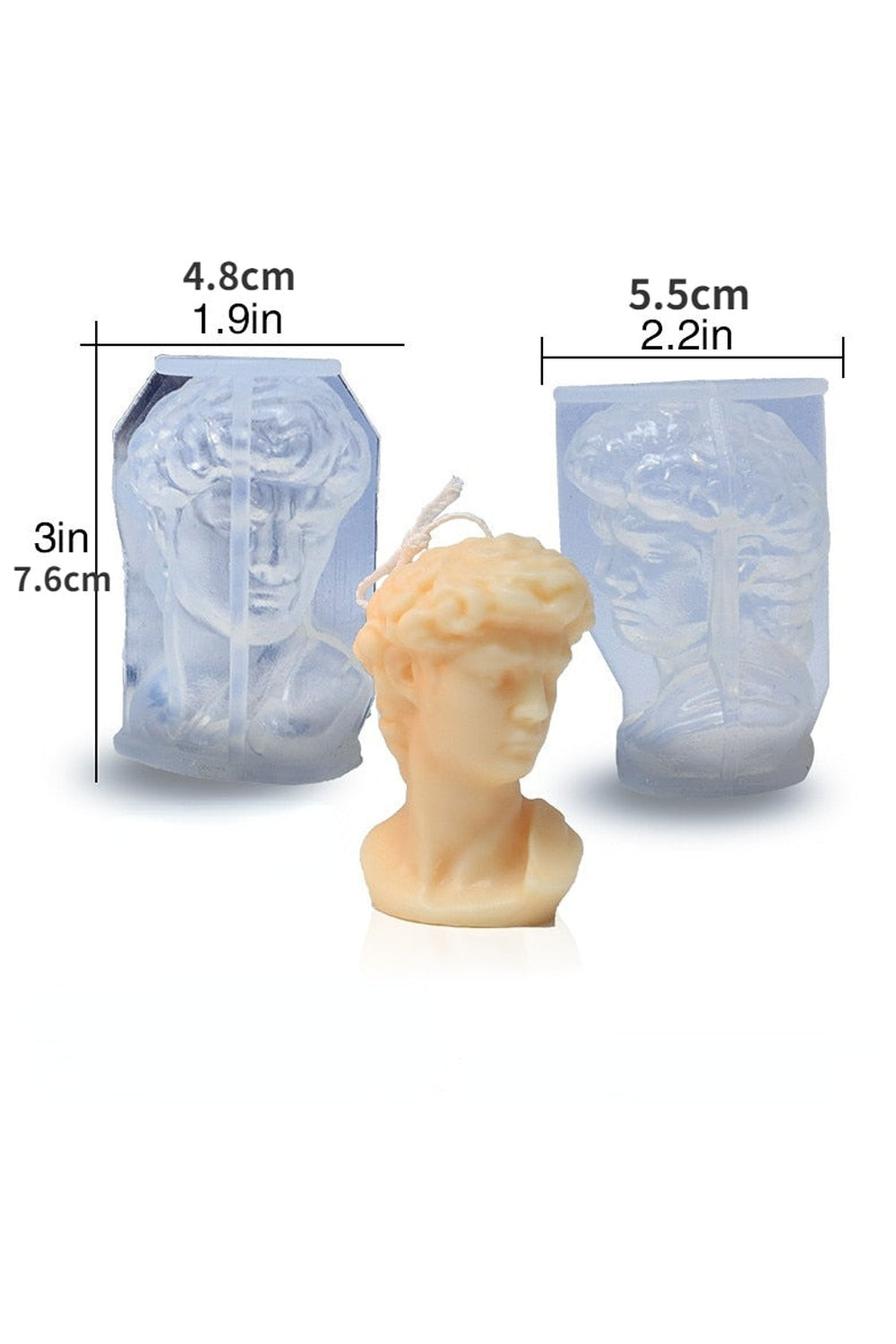David Body Candle Shape