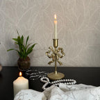 French Wrought Iron Candle Holder