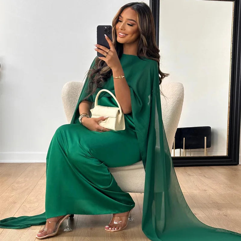 Long satin sleeves for women