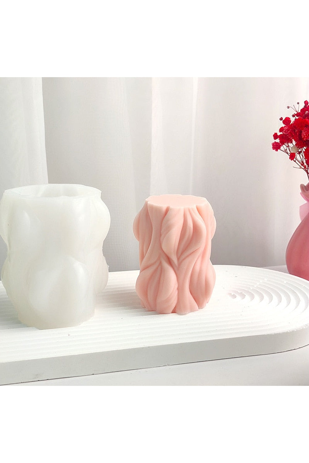 geometric candle shape