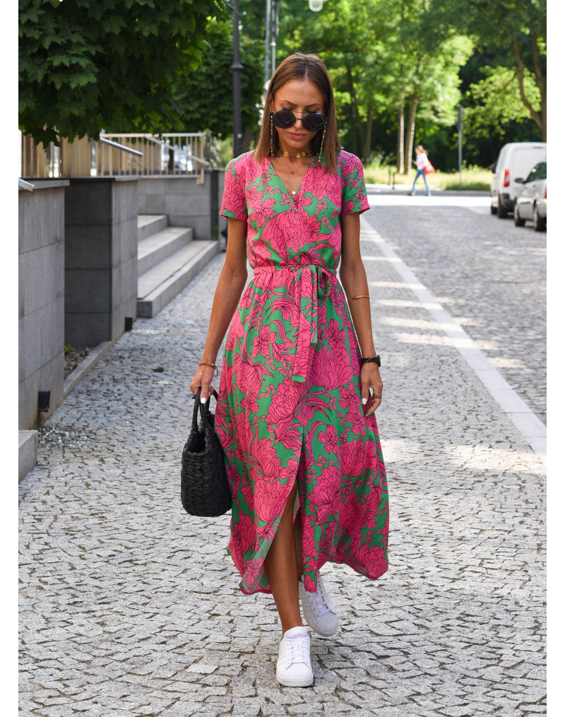 Sylis - Comfortable Elegant Floral Dress