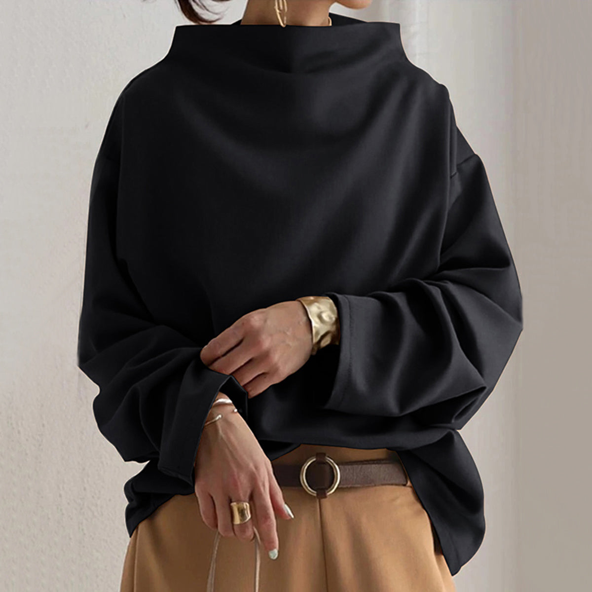 Sylis-Mode | Chic Oversize Rollneck Sweater