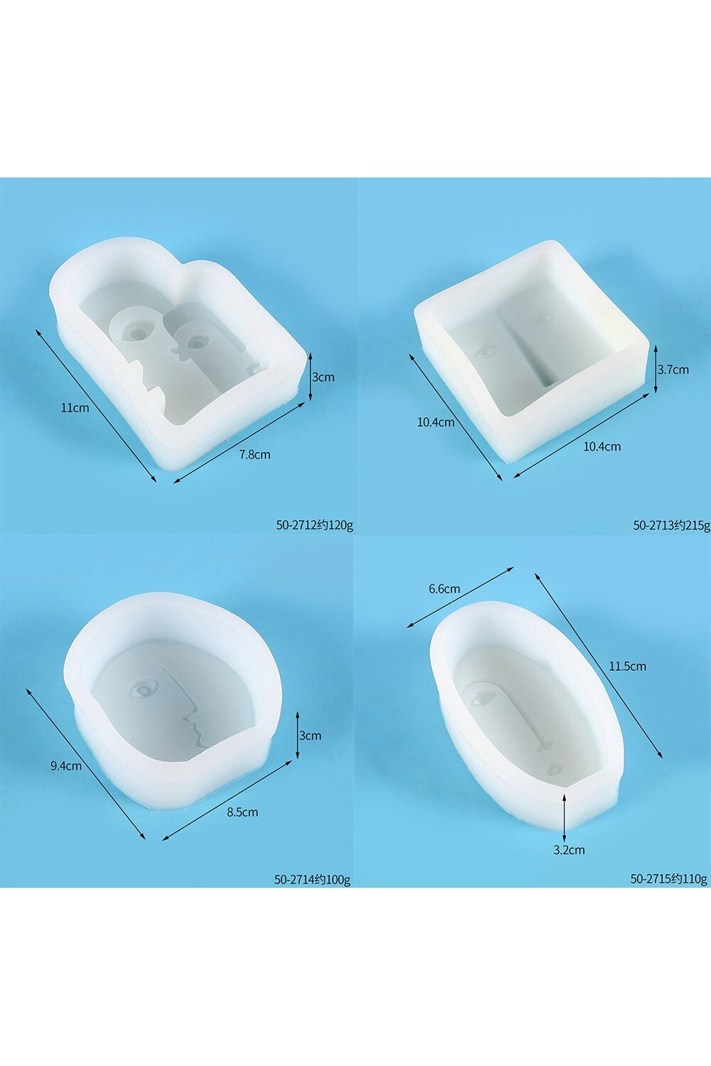 Face Candle Shape