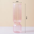 Lilac Candle Holder made of Glass