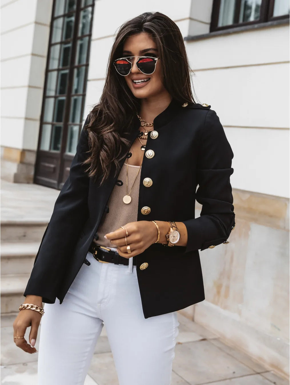 Sylis | Elegant Buttoned Jacket