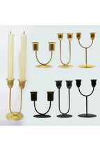 U-shaped candle holder
