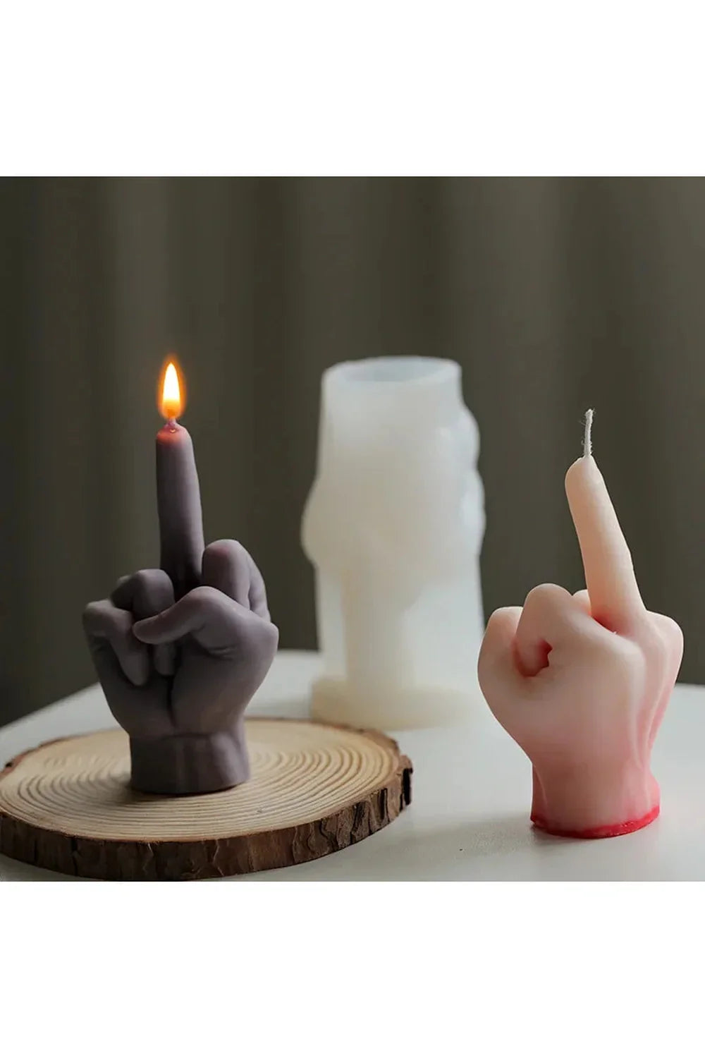 Finger candle shape DIY