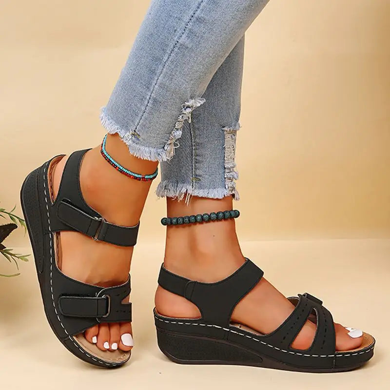 Sylis - Stylish Open Toe Orthopedic Sandals