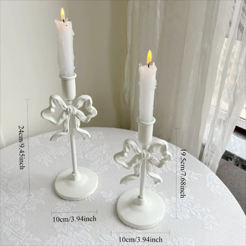 French Wrought Iron Candle Holder
