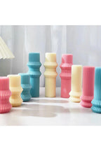 Roman column candle mold DIY