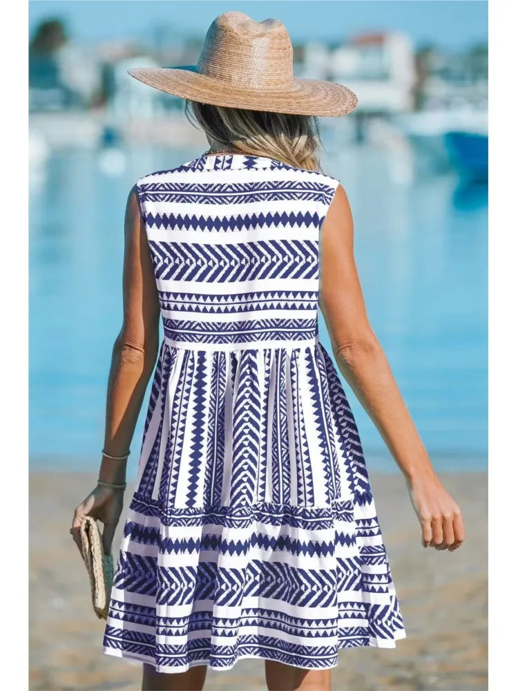 Sylis | Striped Midi Dress