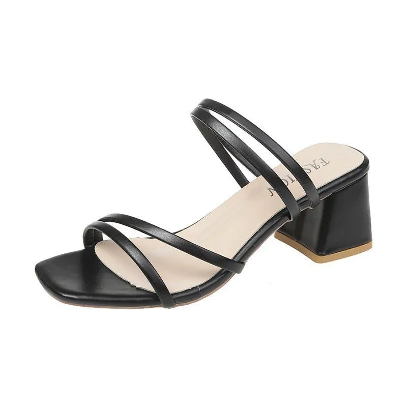 Sylis | Strappy Block Heel Sandals