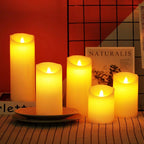 LED Candles LumiFlame | Flickering Real Wax Effect | Safe & Energy Saving | Various Sizes & Designs
