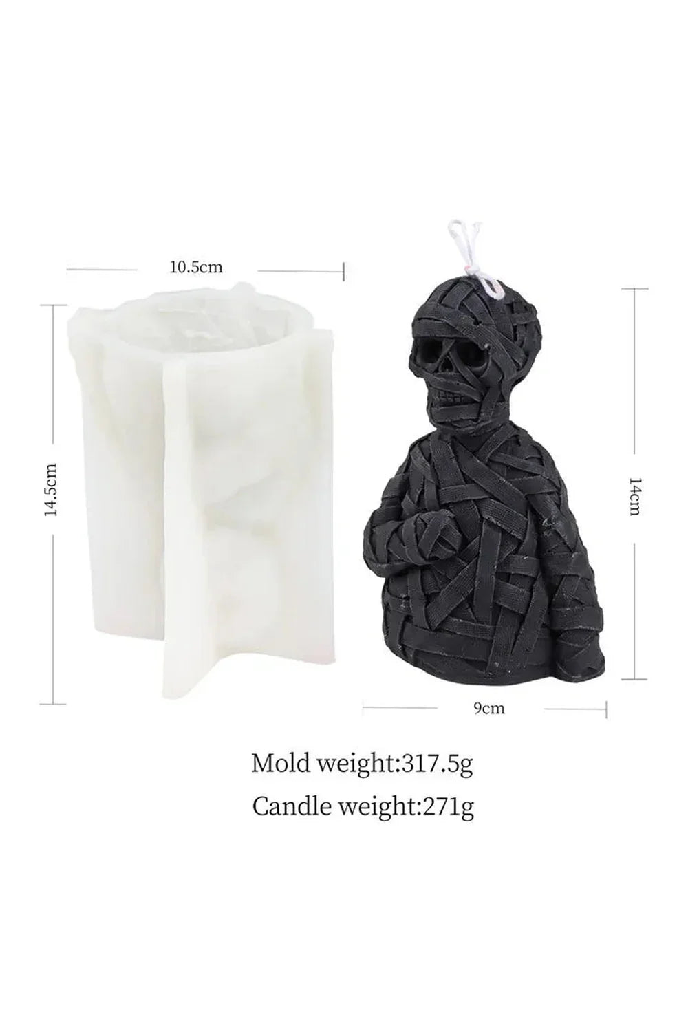 Skull Candle Mold DIY
