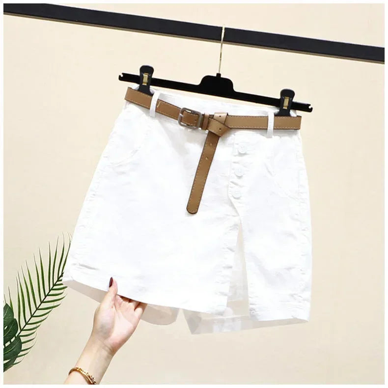 Sylis | Pure Cotton A-line Casual Shorts for Women