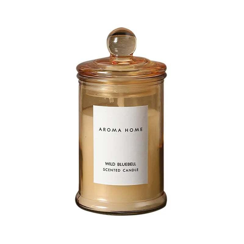 Vintage Scented Candle Glass Soy Wax Aromatherapy