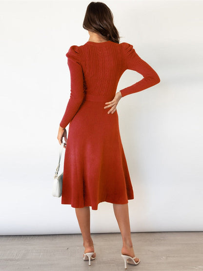 Sylis | Knit midi dress